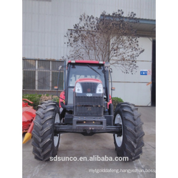 Big Farm Machine,4 Wheeled Tractor YTO 1104 with front end loader